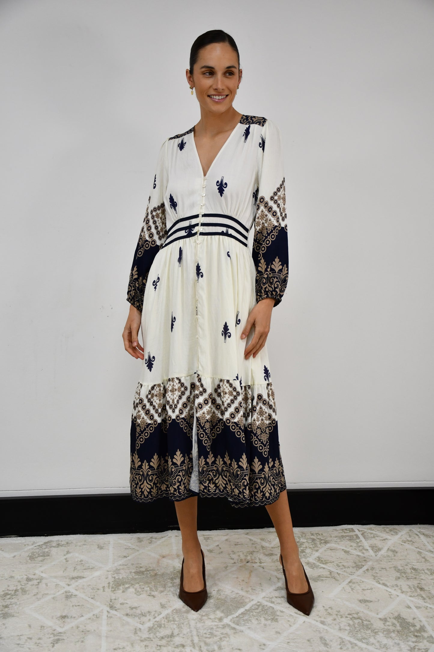 LX2503J - Bohemian Midi Dress