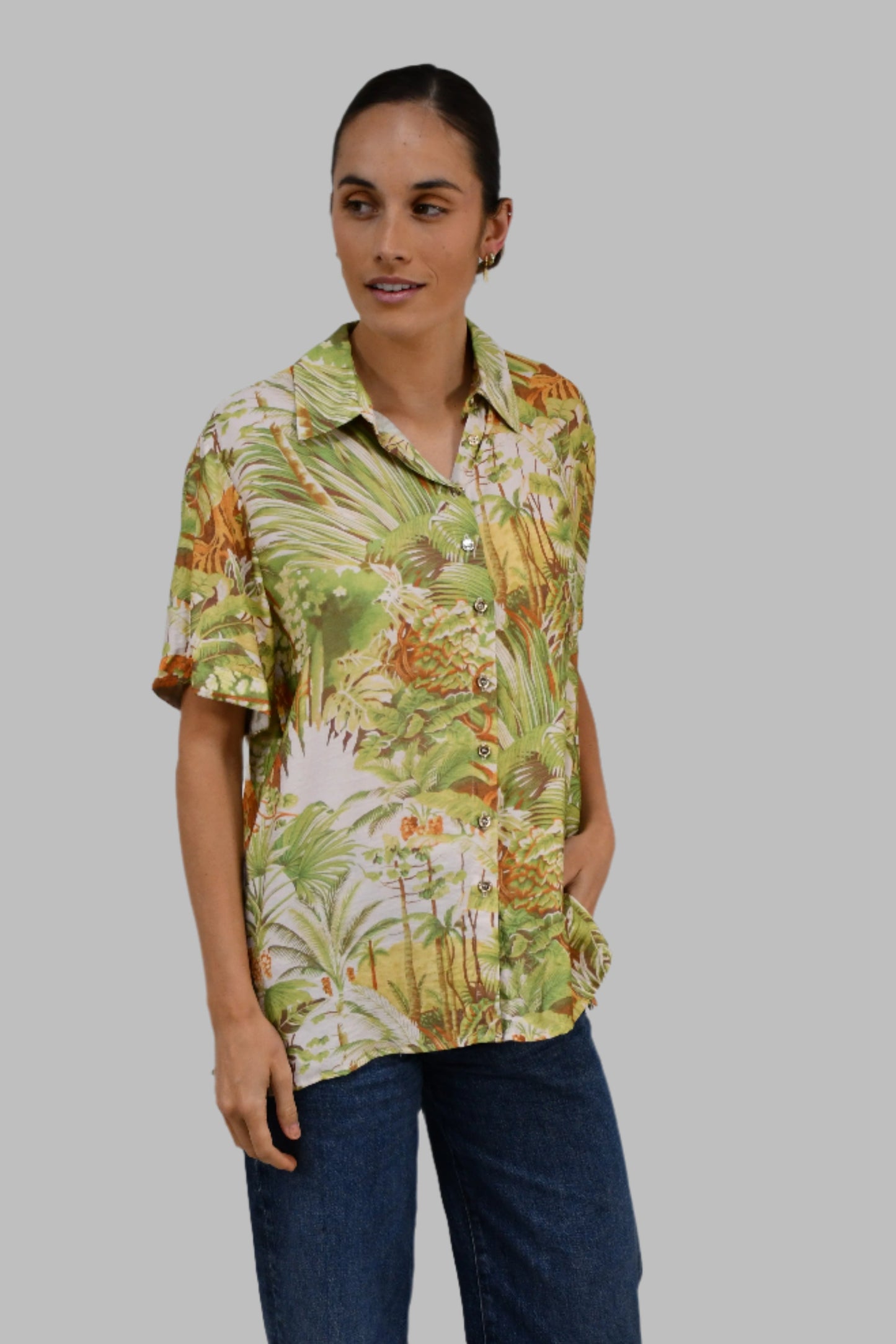 XW20924J - Tropical Escape Button-Up Shirt