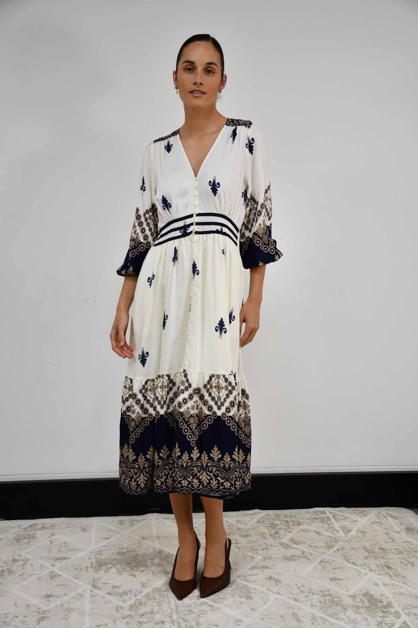 LX2503J - Bohemian Midi Dress