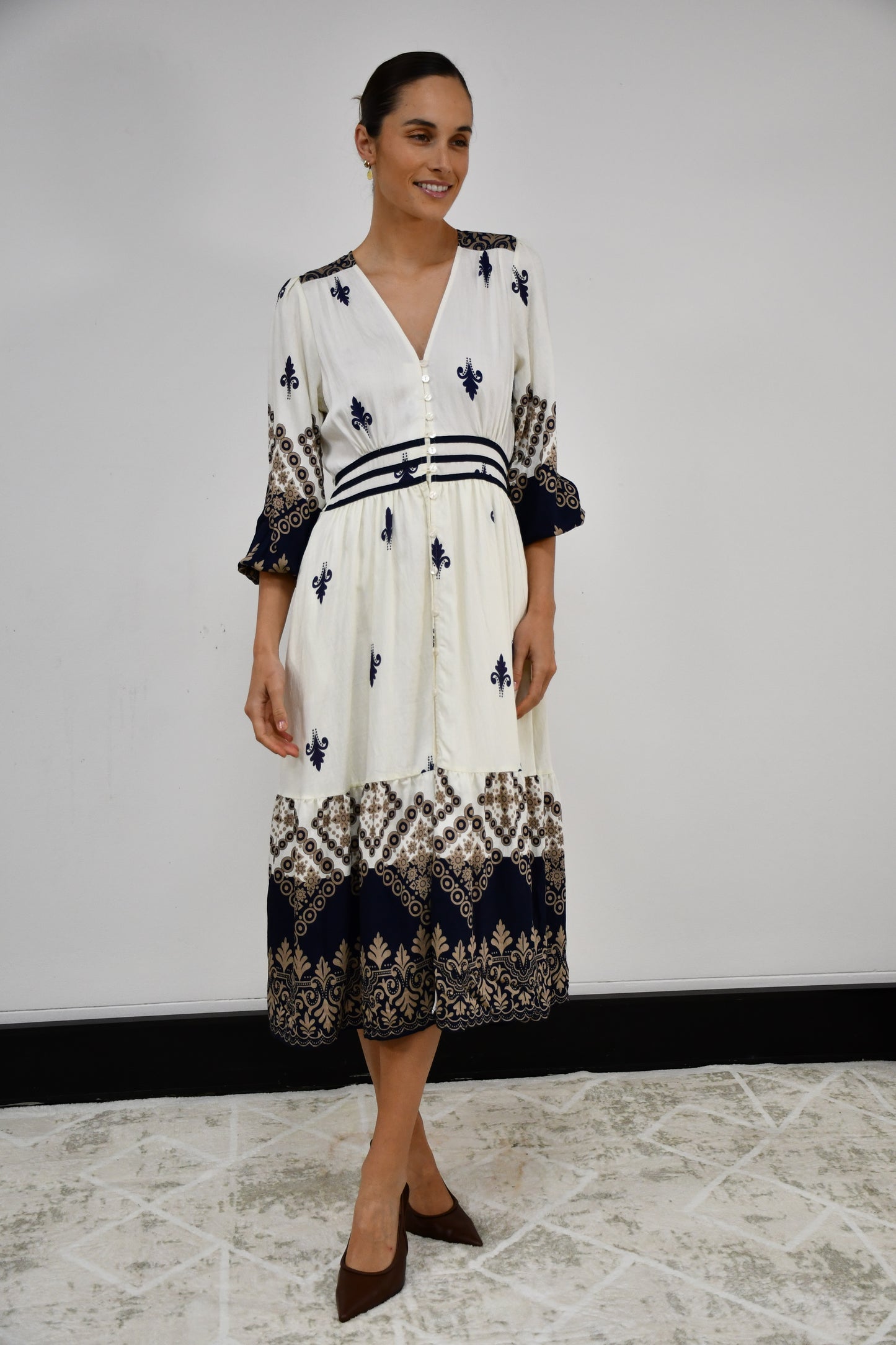 LX2503J - Bohemian Midi Dress