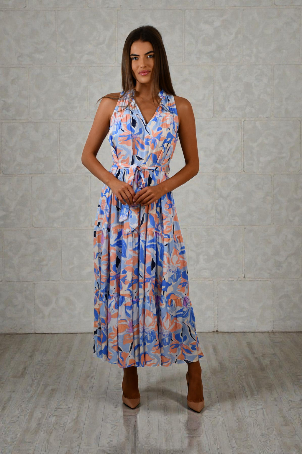 XW16006-1J  Summer Whisper Floral Maxi